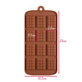 Molde Silicona Mini Tableta de Chocolatina